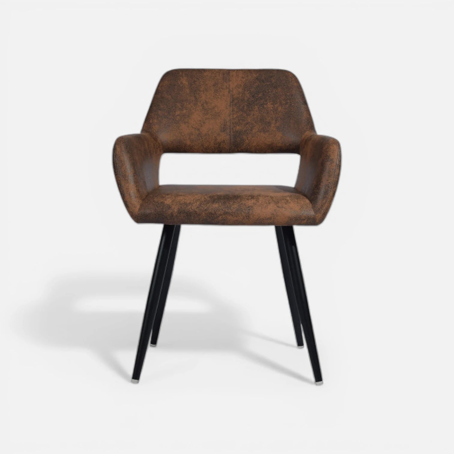 Butaca Burgos Ecocuero Vintage Café Oscuro