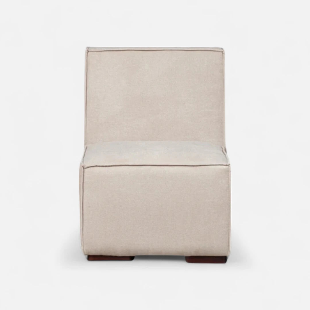 Butaca sin Brazo - Tela Lino Finesse Beige