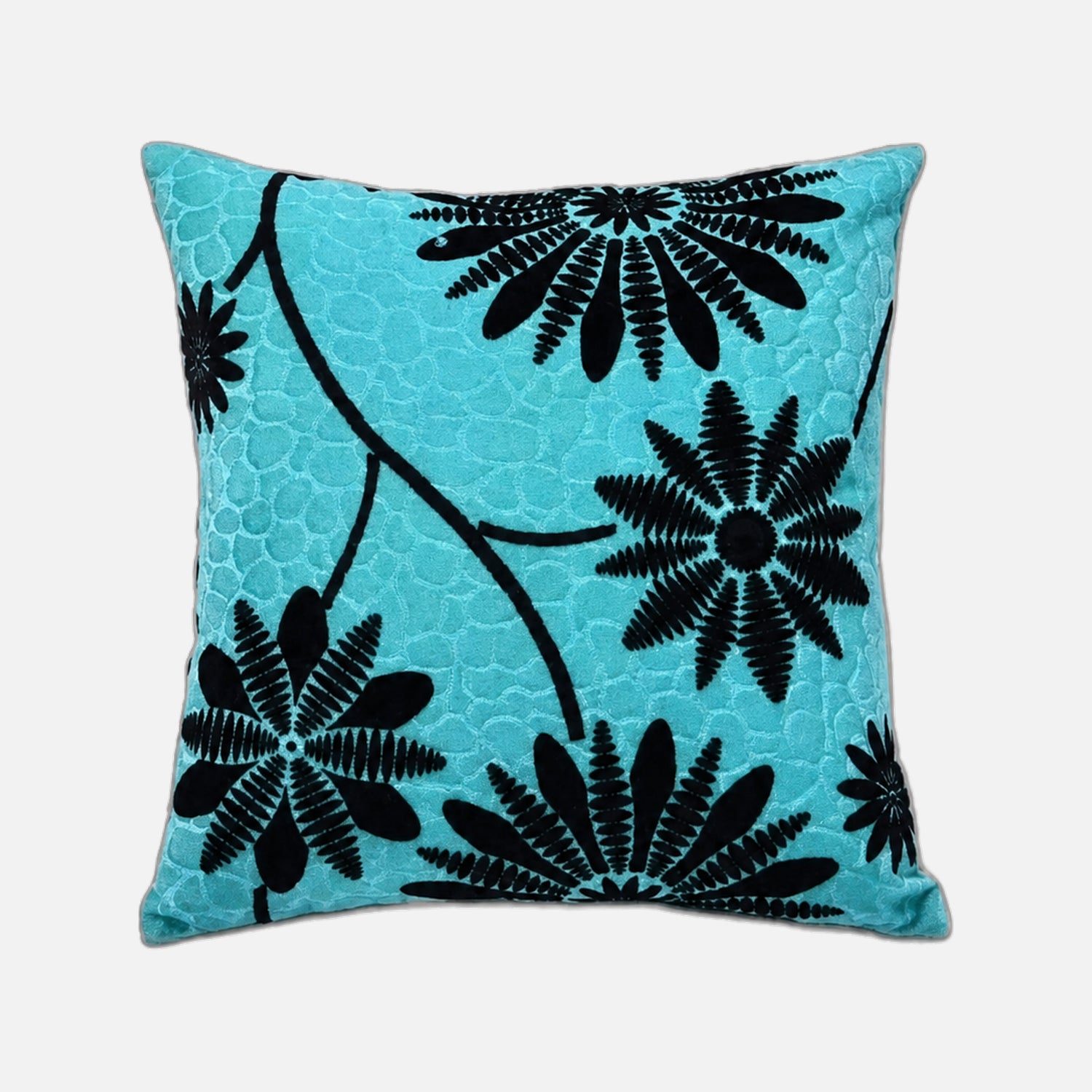 Cojín Decorativo Girasol Turquesa