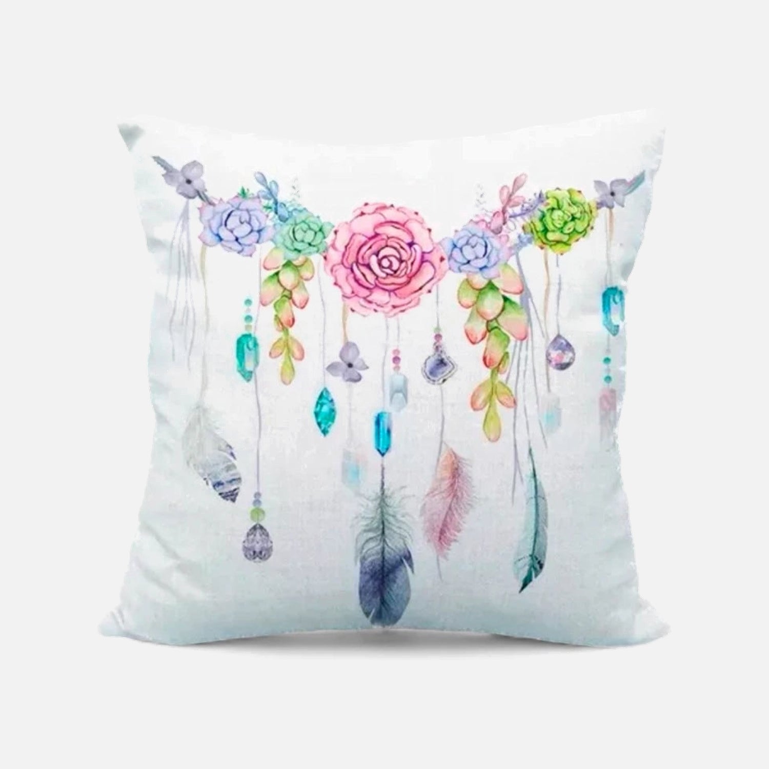 Cojín decorativo con diseño de atrapasueños | mueblesamerica.cl