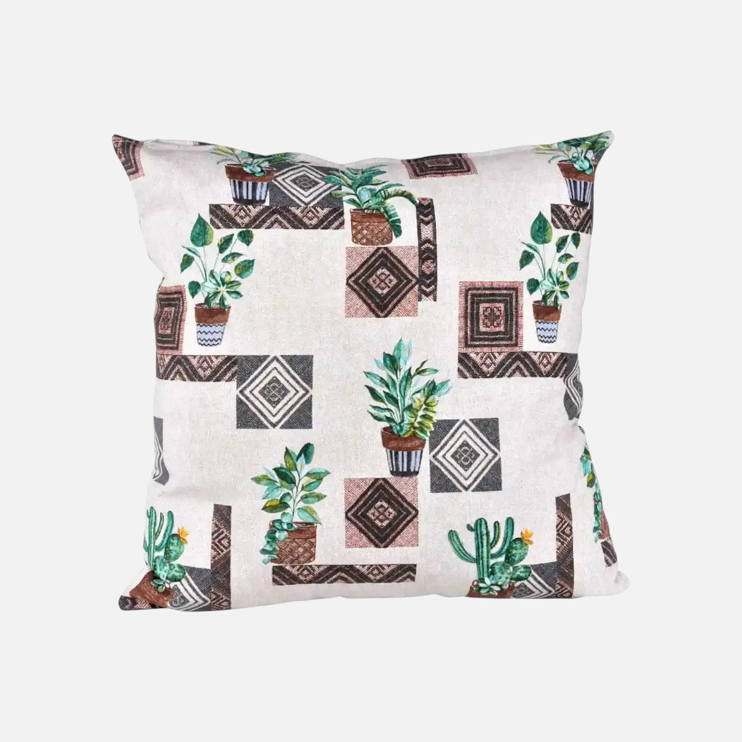 Cojín de lona española en color beige | mueblesamerica.cl