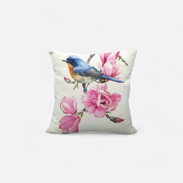 Cojín Decorativo Ave en Rosas