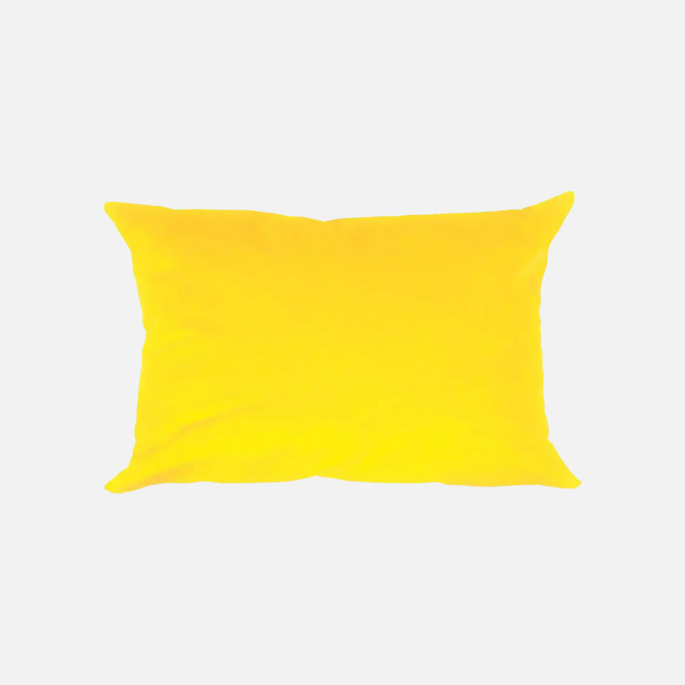 Cojín de felpa amarillo suave | mueblesamerica.cl