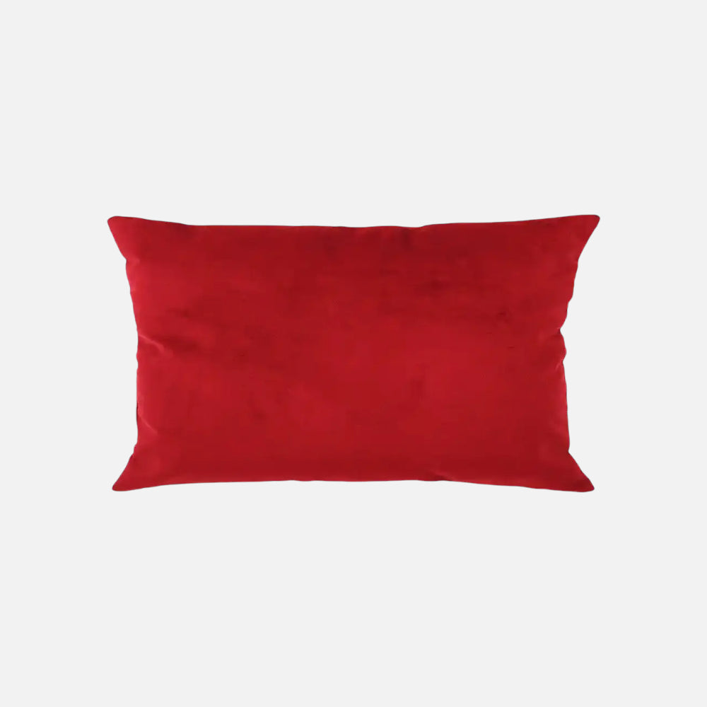 Cojín de felpa burdeos suave | mueblesamerica.cl