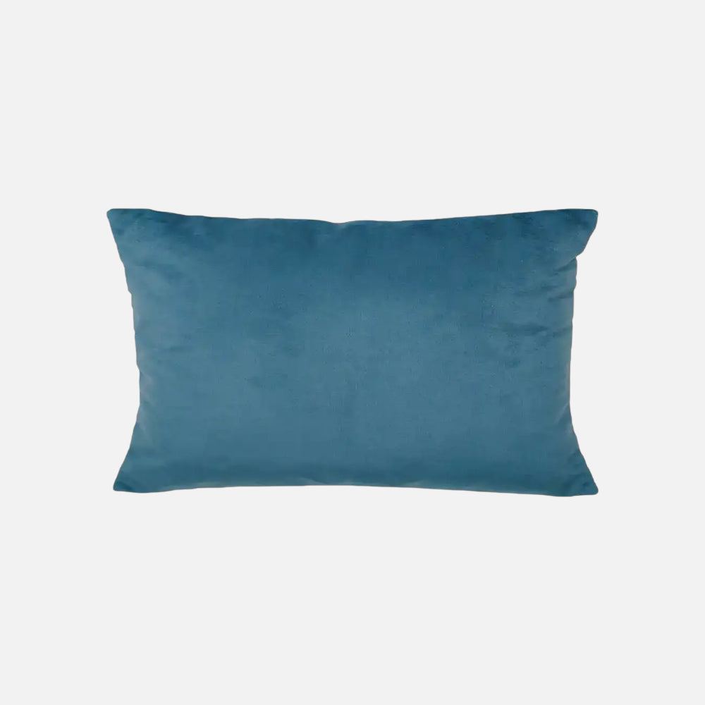 Cojín de felpa color petróleo suave | mueblesamerica.cl