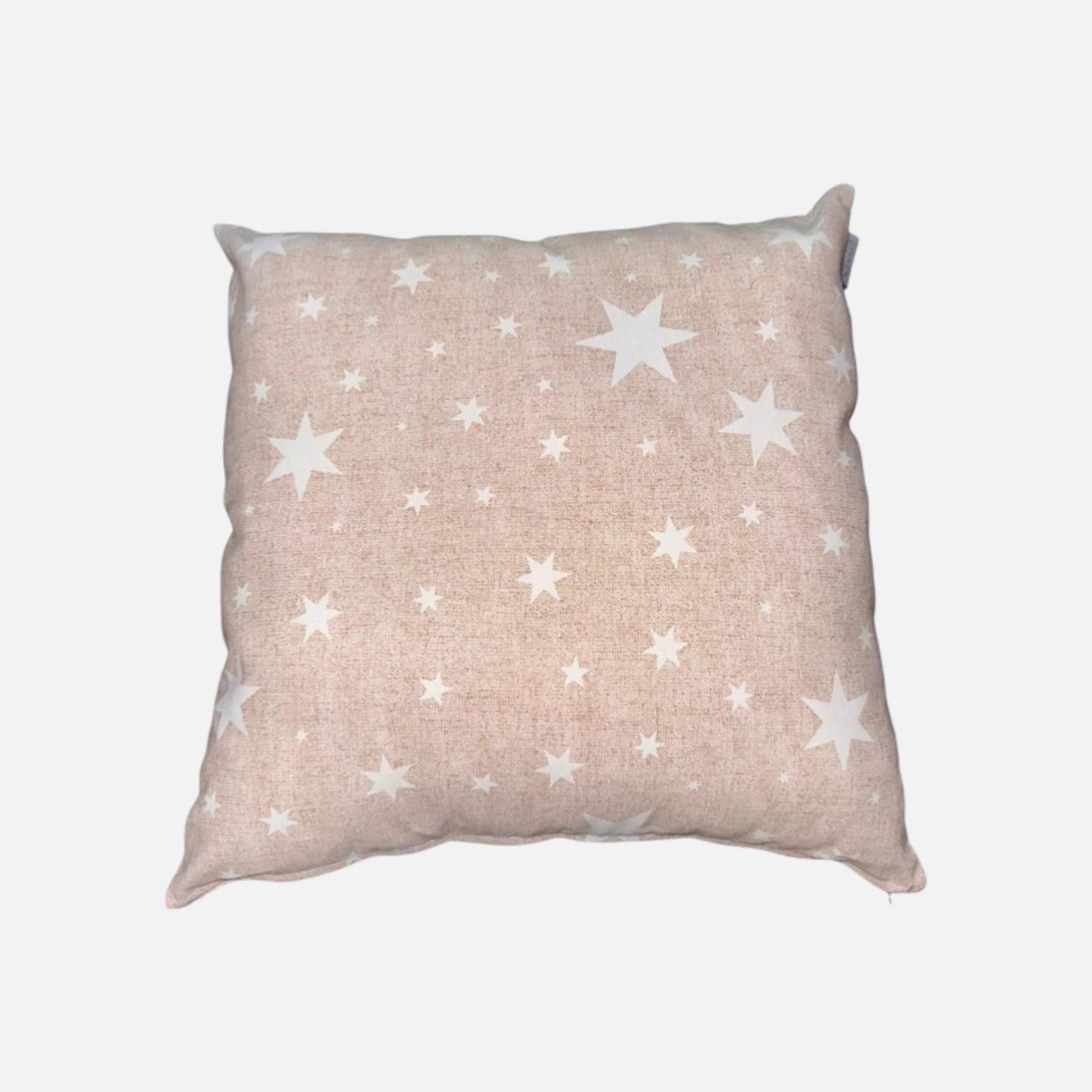Cojín Lona Española Estrellas Beige 50x50cm