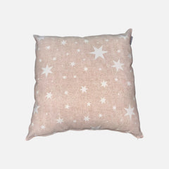 Cojín Lona Española Estrellas Beige 50x50cm