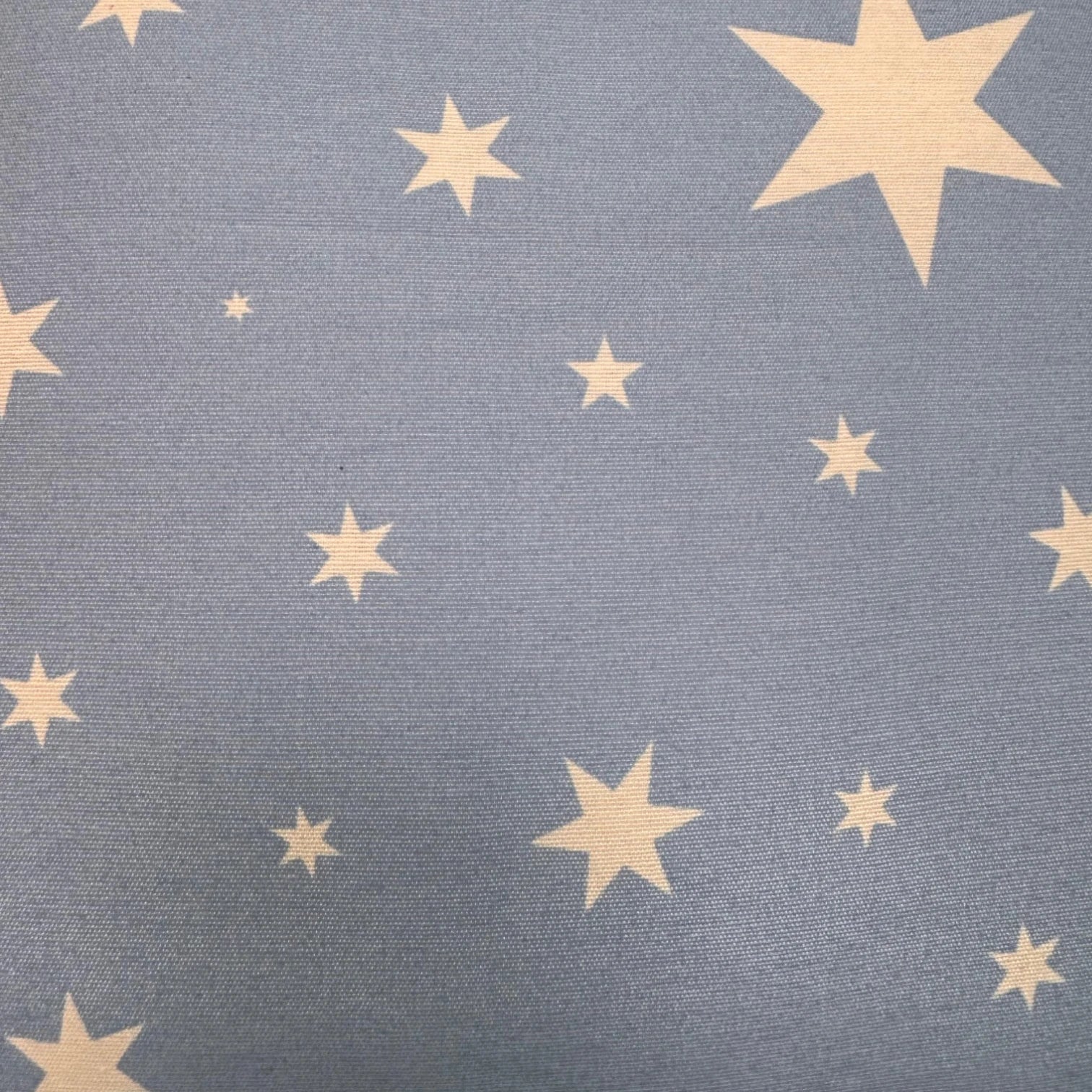 Cojín Lona Española Estrellas Ligth Blue 50x50cm
