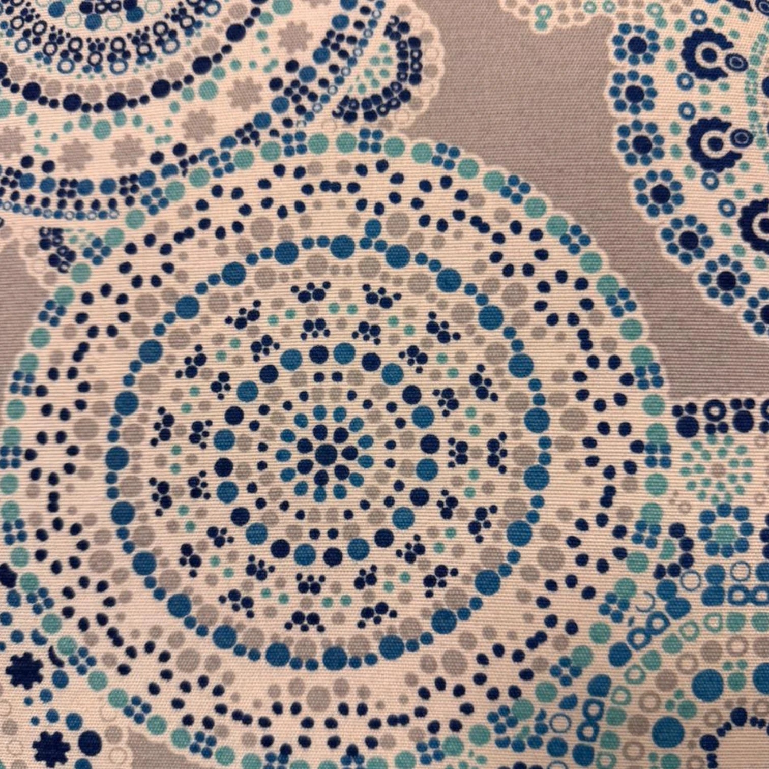 Cojín Lona Española Cargagena Turquesa 50x50cm