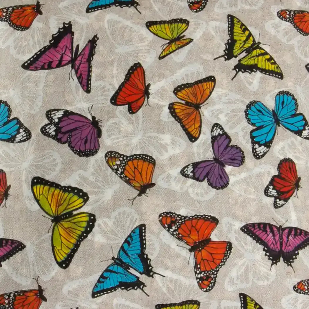 Cojín con estampado colorido y cierre escondido | mueblesamerica.cl