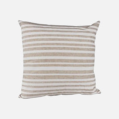 Cojín Lona Española Rayas Beige 50x50cm