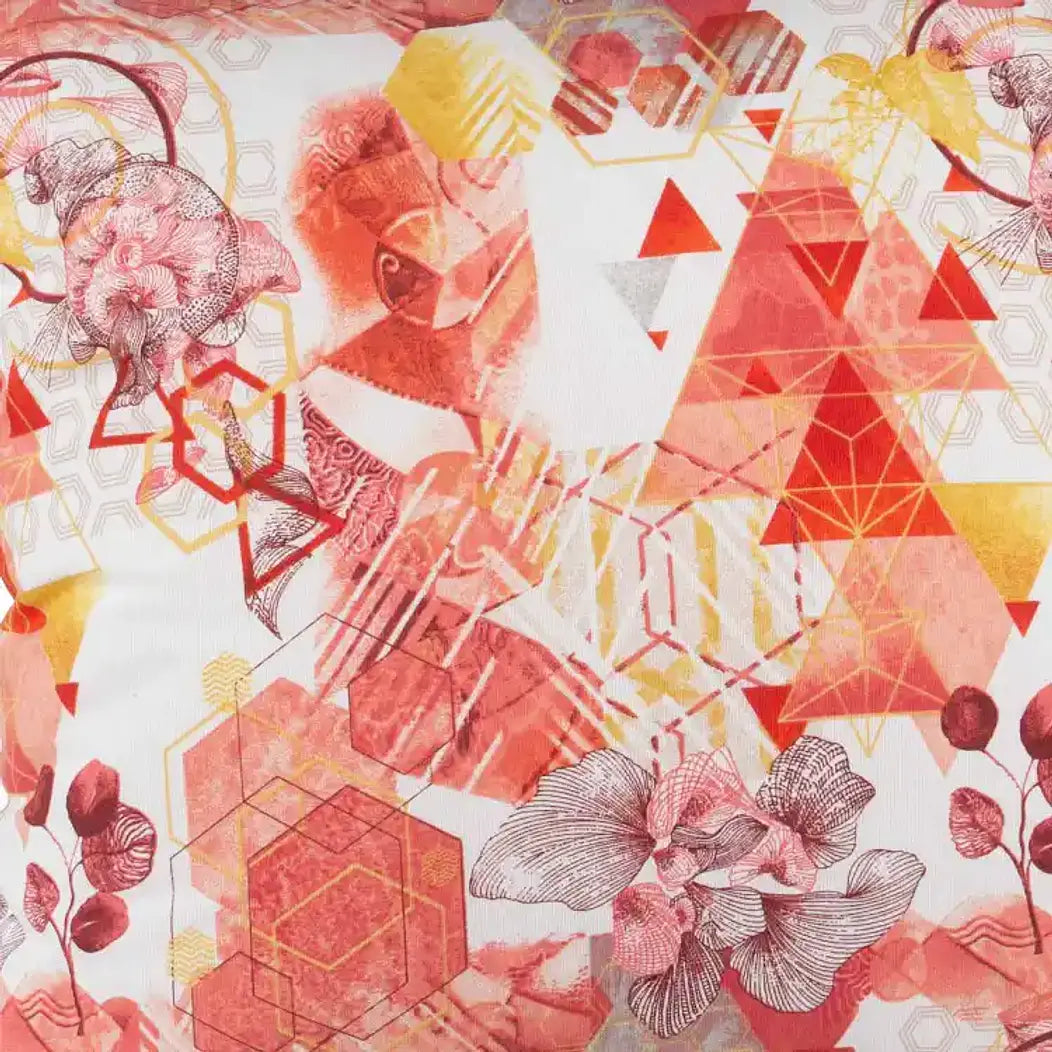 Cojín con estampado vibrante y colorido | mueblesamerica.cl