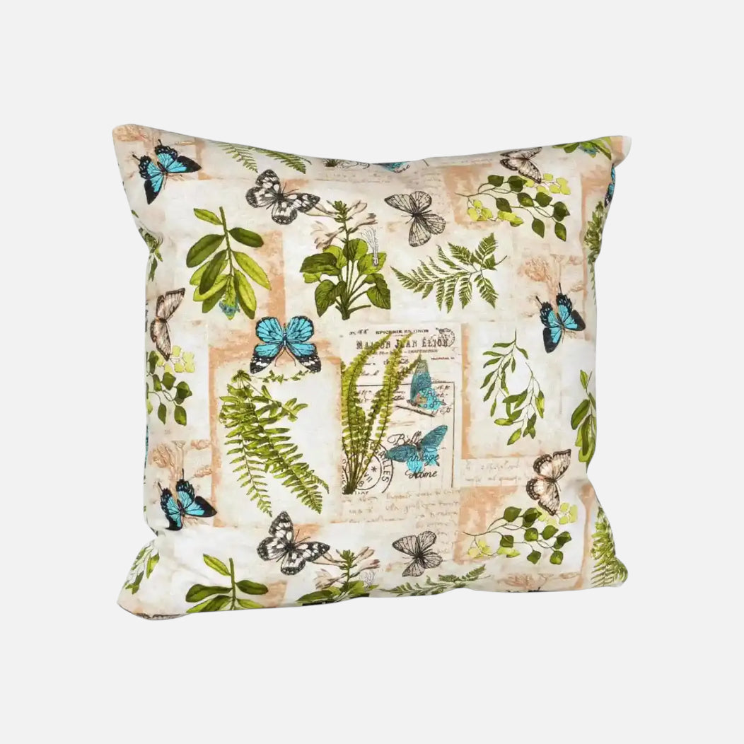 Cojín de lona española en color verde | mueblesamerica.cl