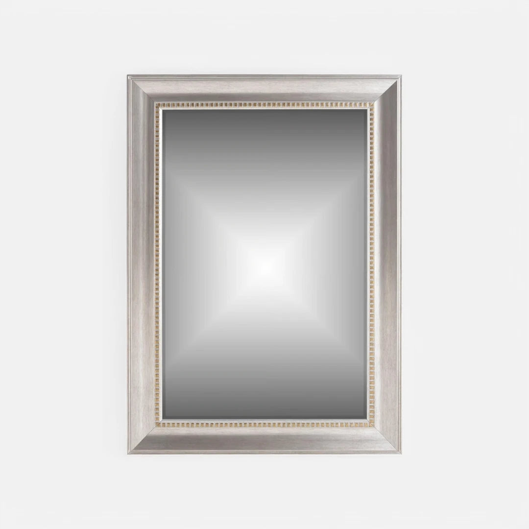 Espejo Rectangular Plateado