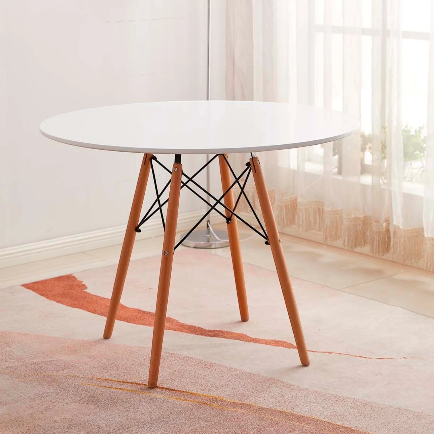 Mesa Eames 100 cm redonda - Blanca