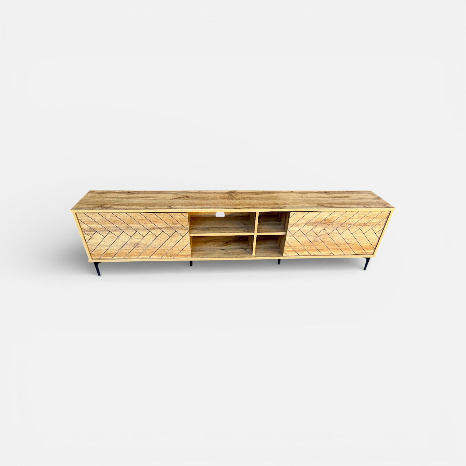 rack para TV - Rack TV Joaquín en madera natural | mueblesamerica.cl