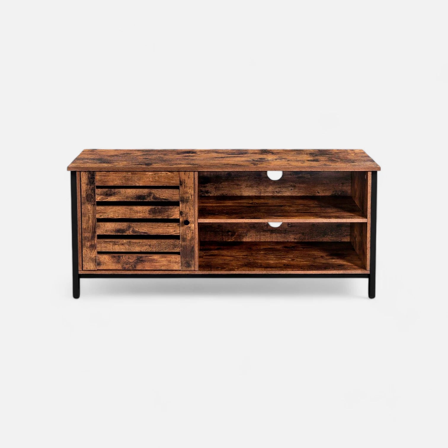 Rack de TV Rustik Madera Oscura Walnut