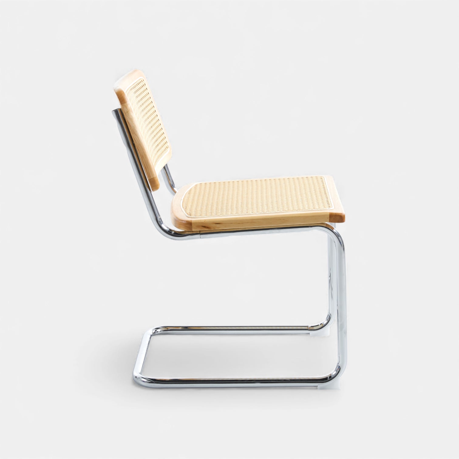 Silla Breuer Madera y Rattan - Madera