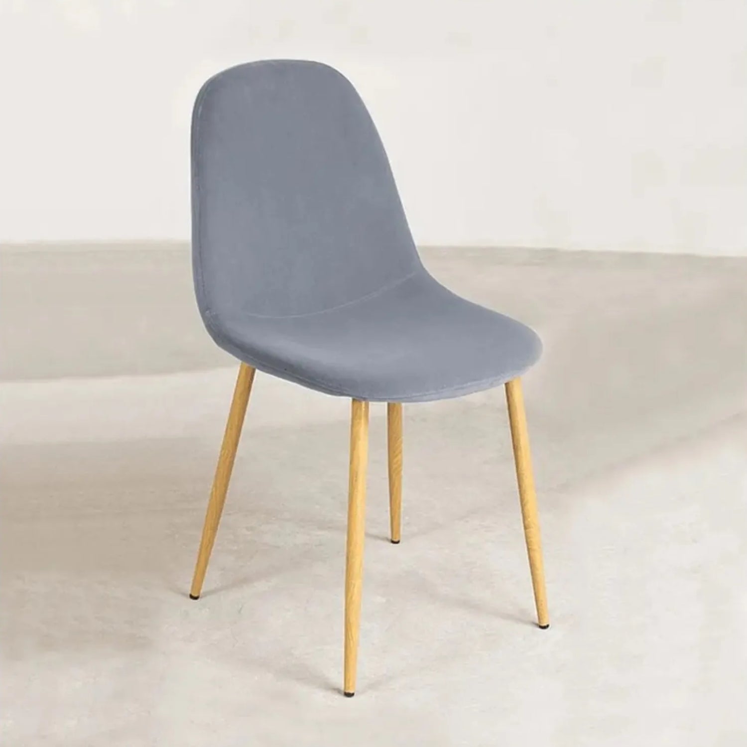 Silla Spoon Velvet - Gris