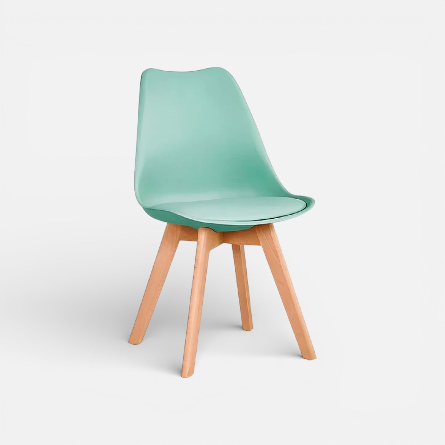 Silla Tulip Acolchada - Menta