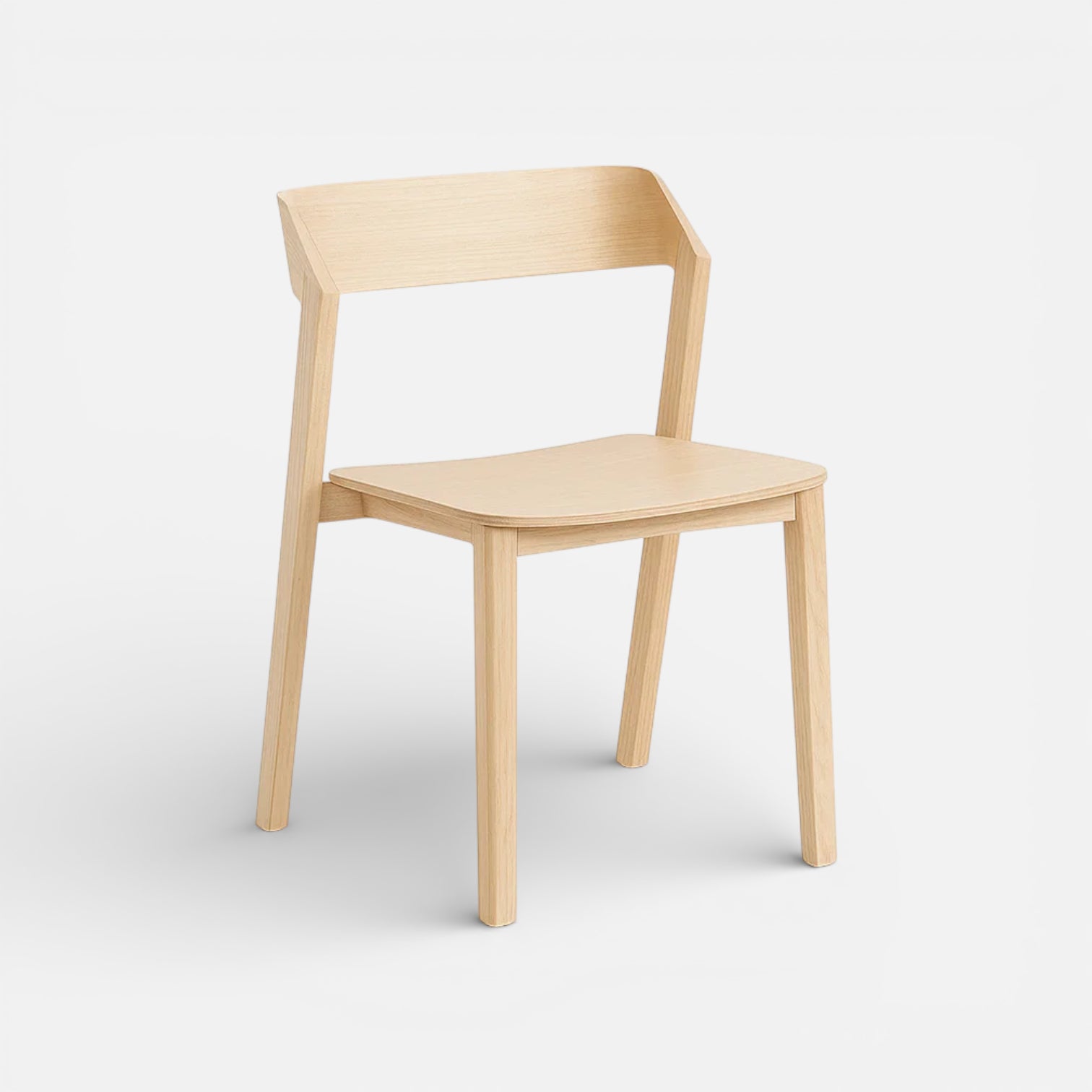 Silla de comedor de madera natural | mueblesamerica.cl