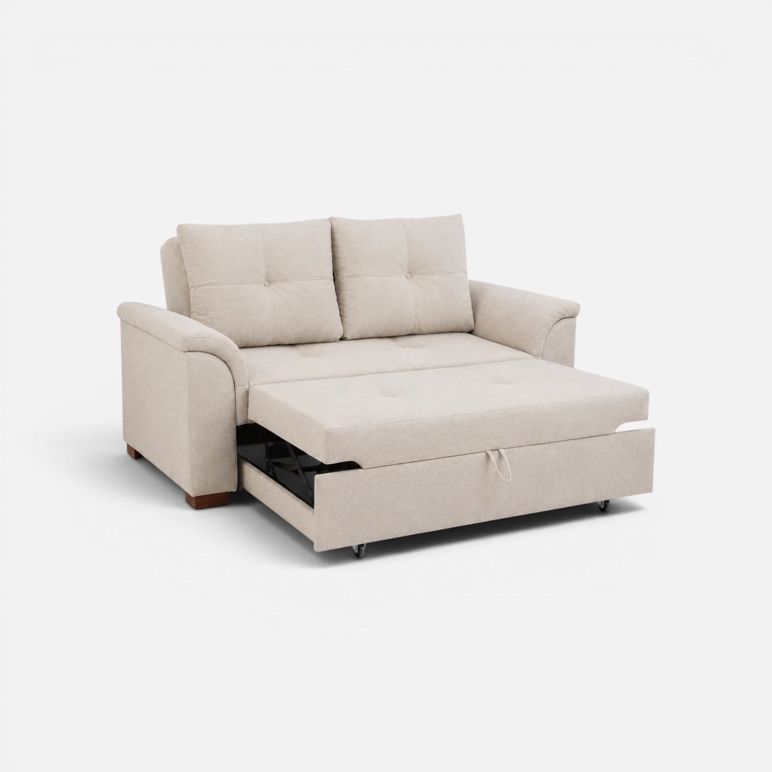 Sofá Cama Elena Tela Lino Finesse Beige