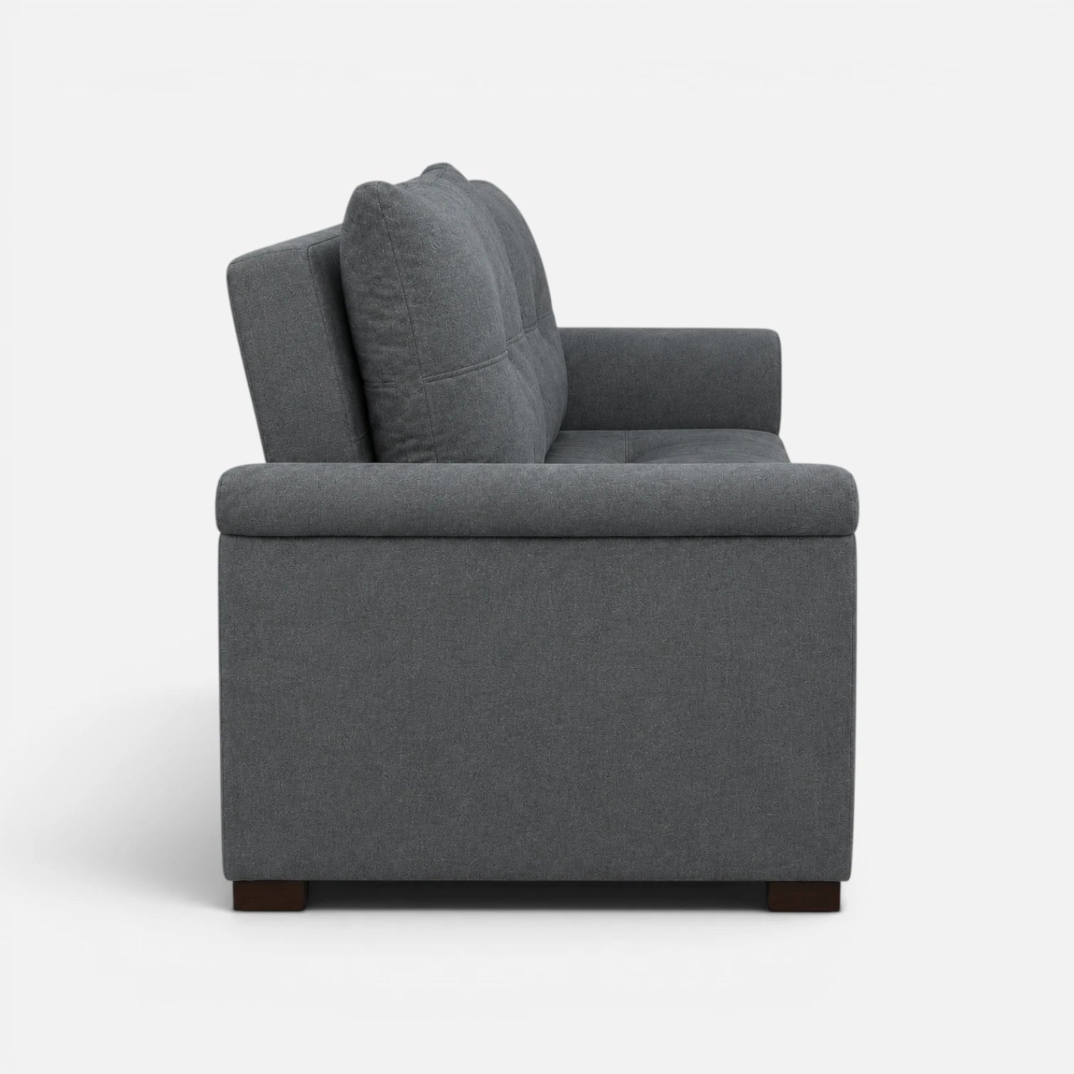 Sofá Cama Elena Tela Lino Finesse Gris Medio
