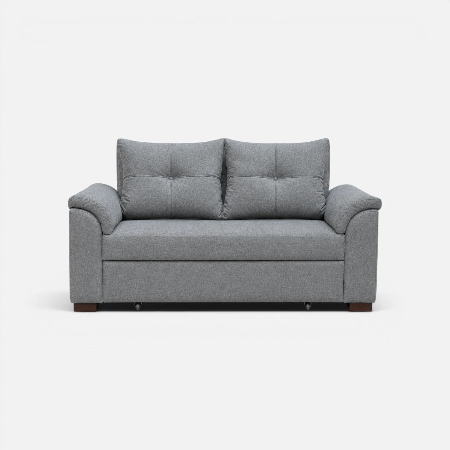 Sofá Cama Elena Tela Lino Finesse Gris Neutro