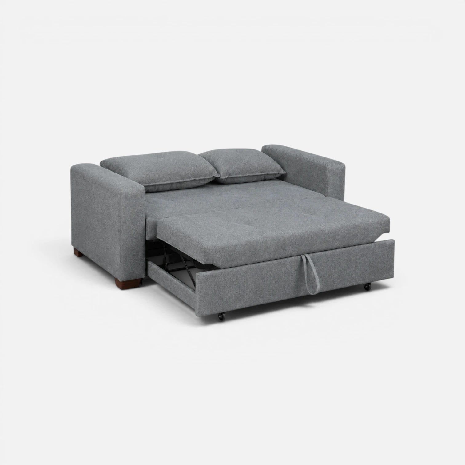Sofá Cama Elena Tela Lino Finesse Gris Neutro