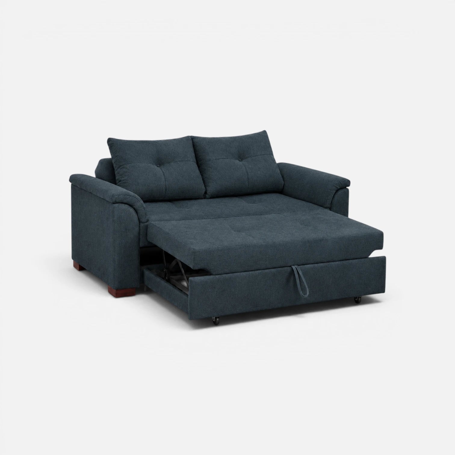 Sofá Cama Elena Tela Lino Finesse Gris Piedra