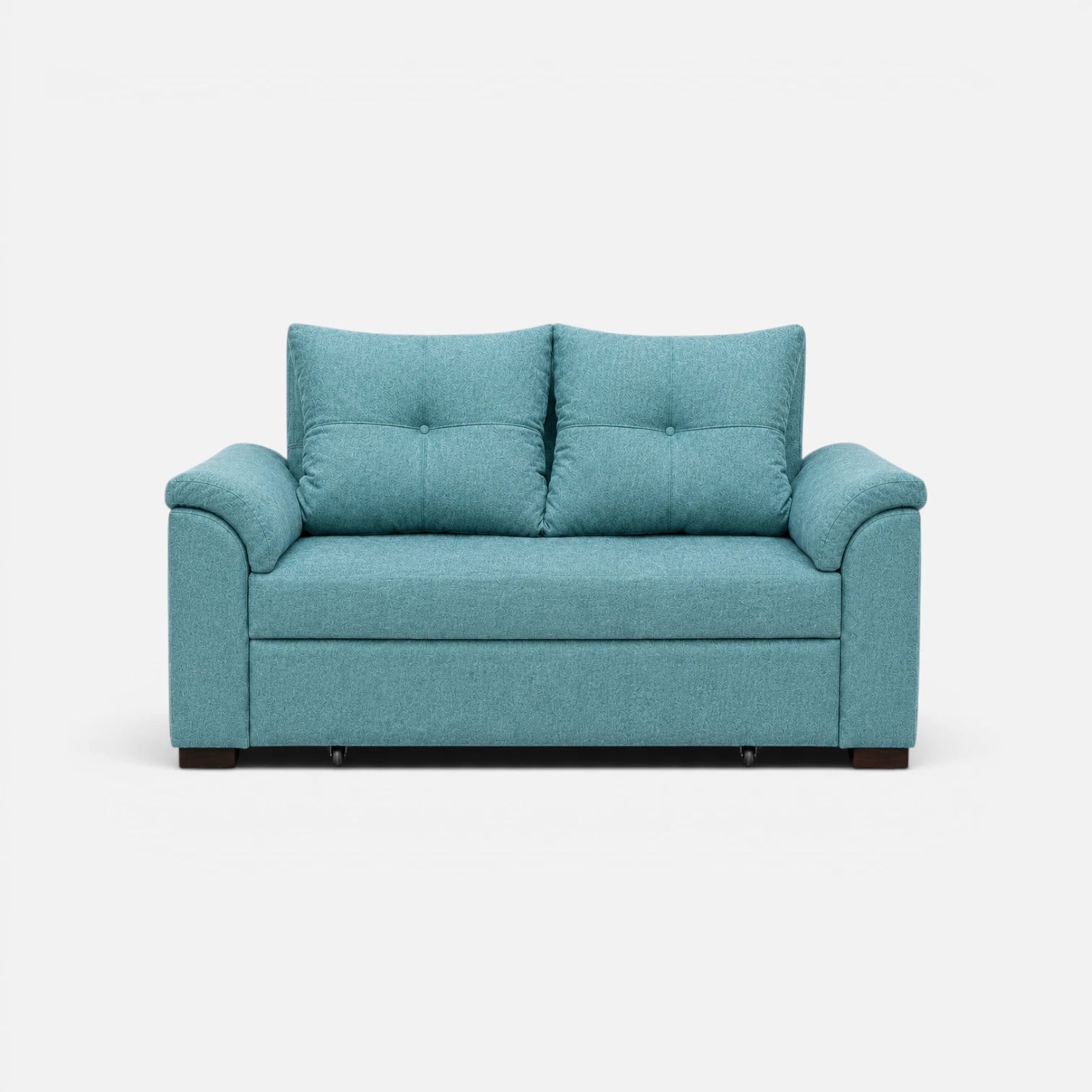 Sofá Cama Elena Tela Lino Finesse Verde Agua