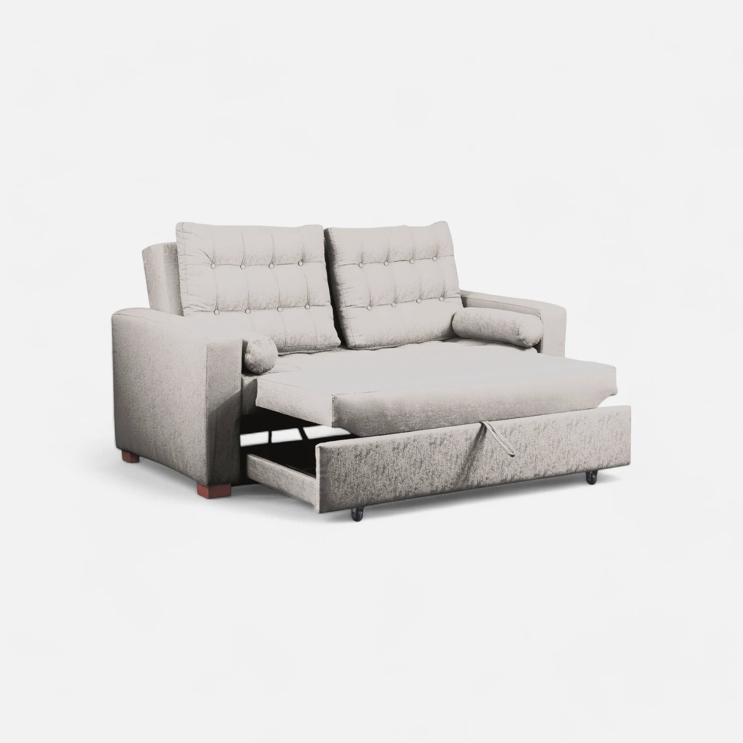 Sofá Cama Ciprés - Tela Lino Bahía Beige