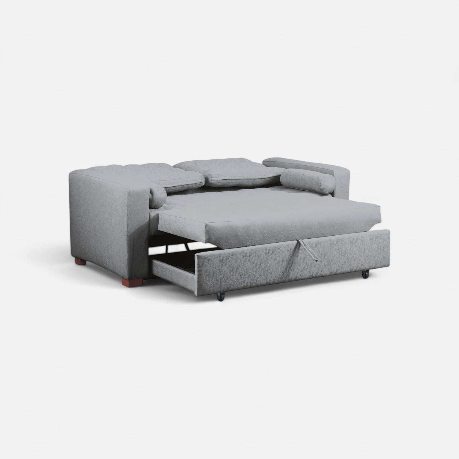 Sofá Cama Ciprés - Tela Lino Bahía Gris