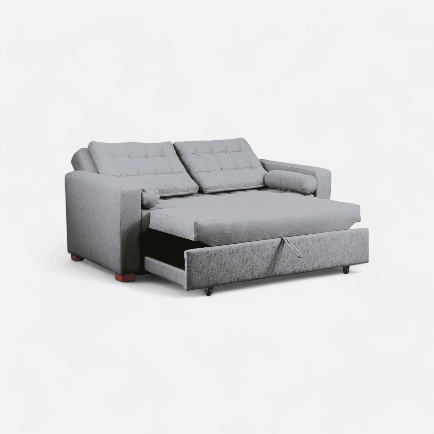 Sofá Cama Ciprés - Tela Lino Bahía Gris