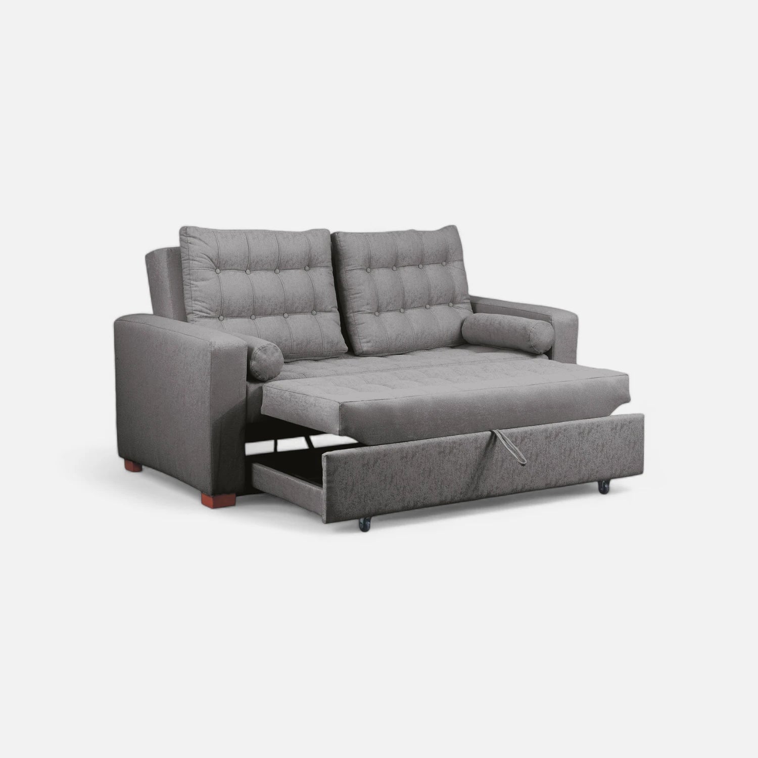 Sofá Cama Ciprés - Tela Lino Sidelli Gris