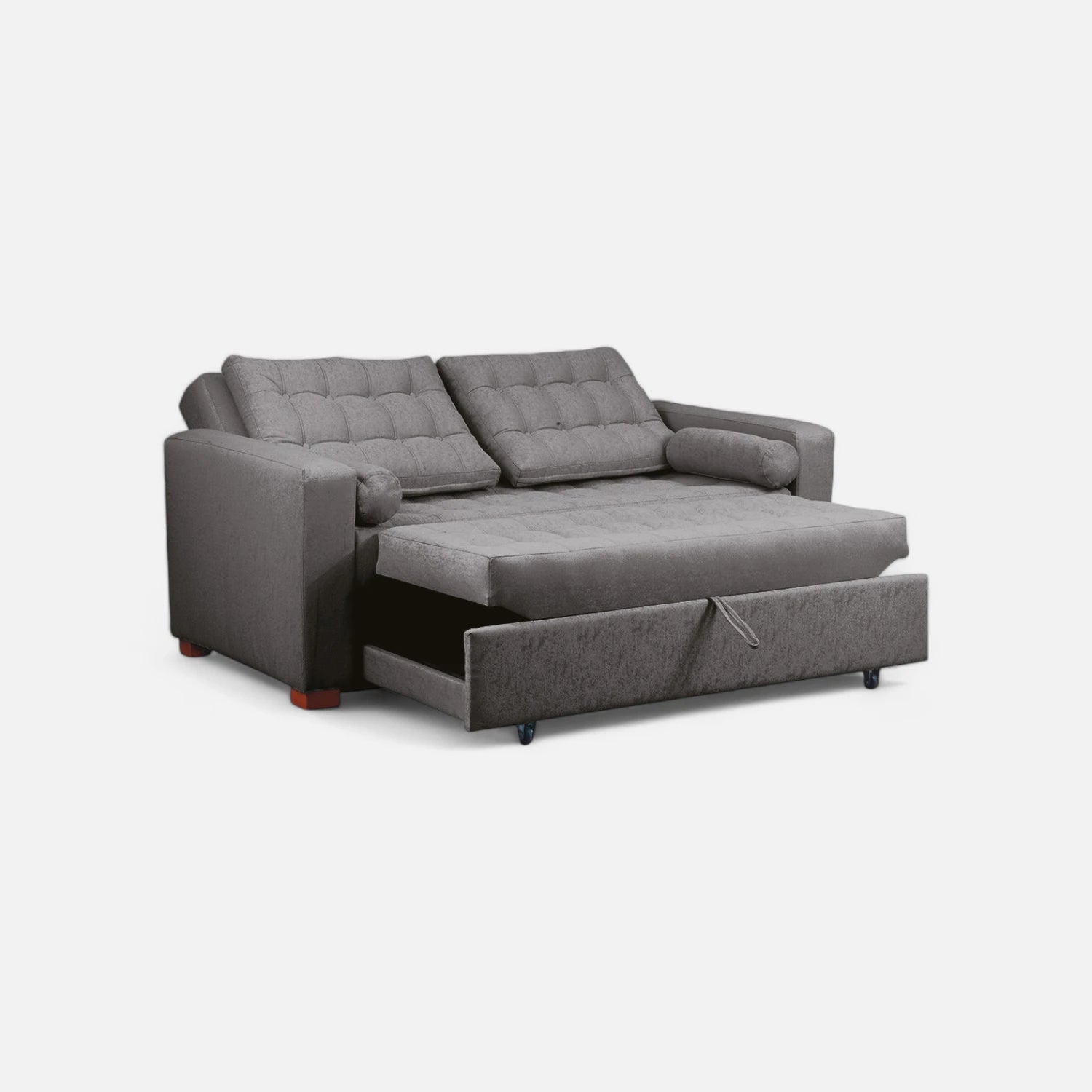 Sofá Cama Ciprés - Tela Lino Sidelli Gris