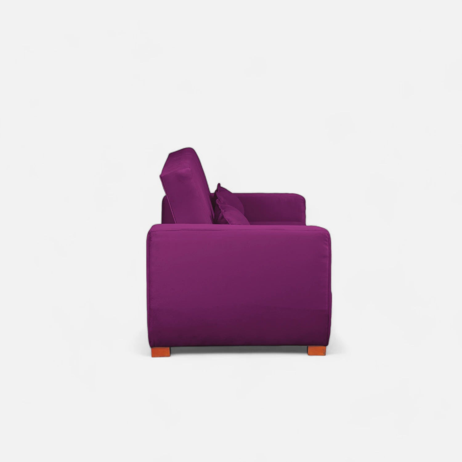 Sofá Cama Olivia - Tela Felpa Lila