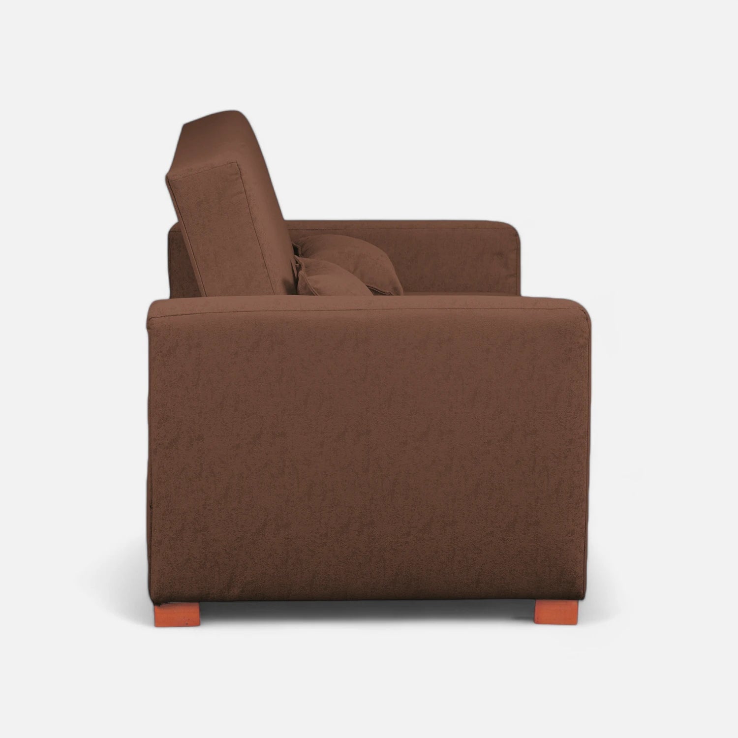 Sofá Cama Olivia - Tela Lino Sidelli Café