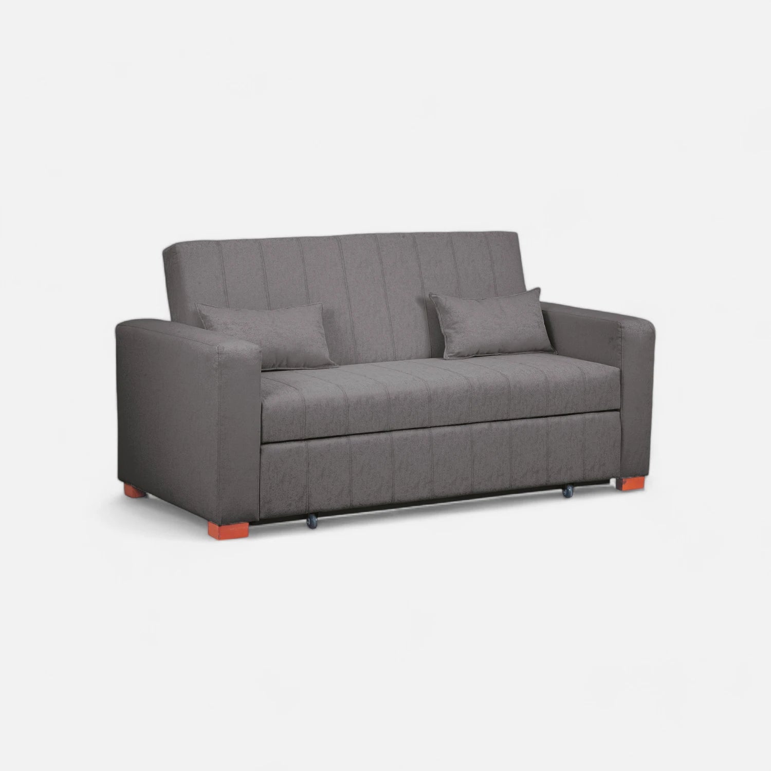 Sofá Cama Olivia - Tela Lino Sidelli Gris