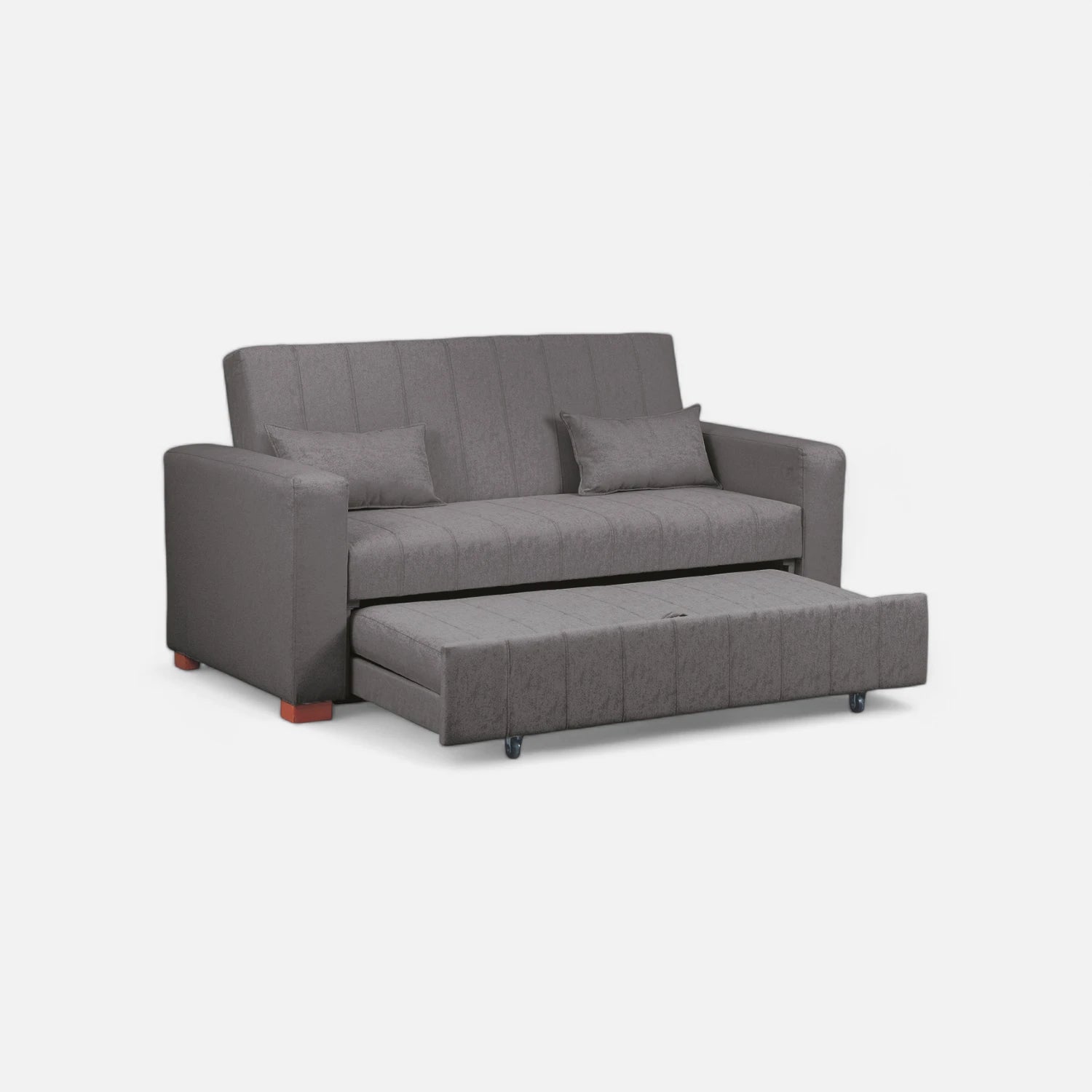 Sofá Cama Olivia - Tela Lino Sidelli Gris