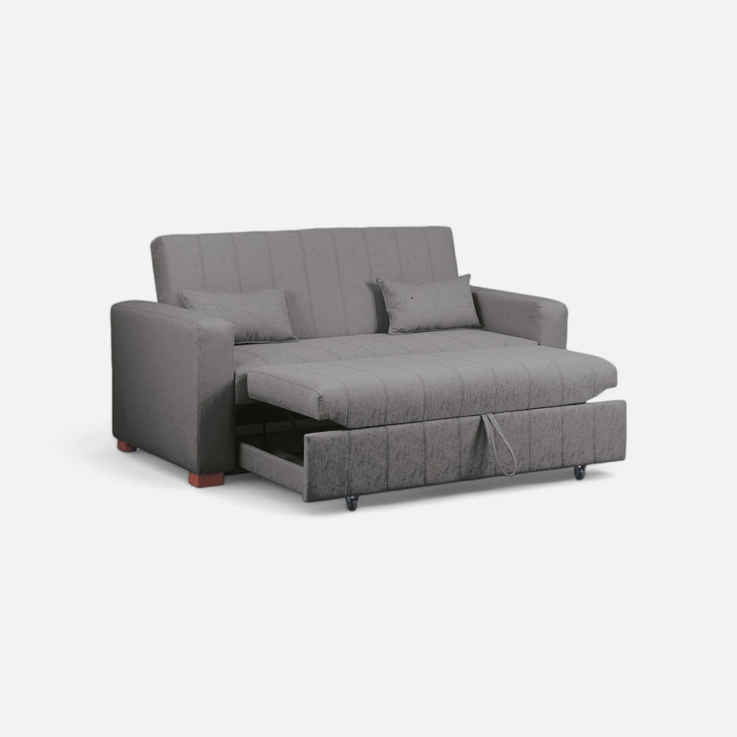 Sofá Cama Olivia - Tela Lino Sidelli Gris