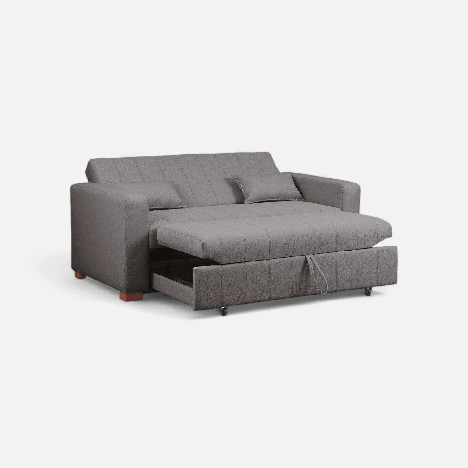 Sofá Cama Olivia - Tela Lino Sidelli Gris