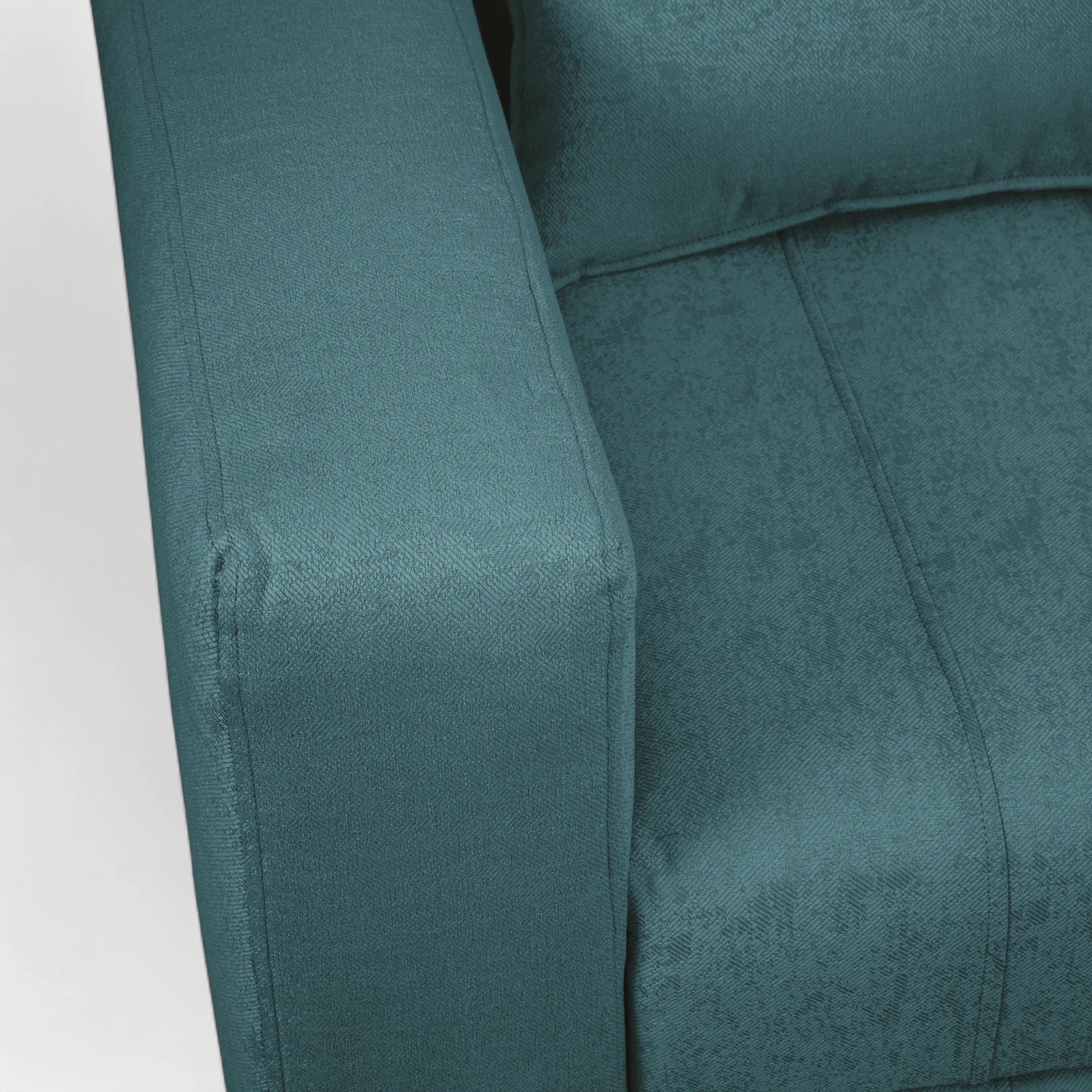 Sofá Cama Olivia - Tela Lino Sidelli Azul Petróleo