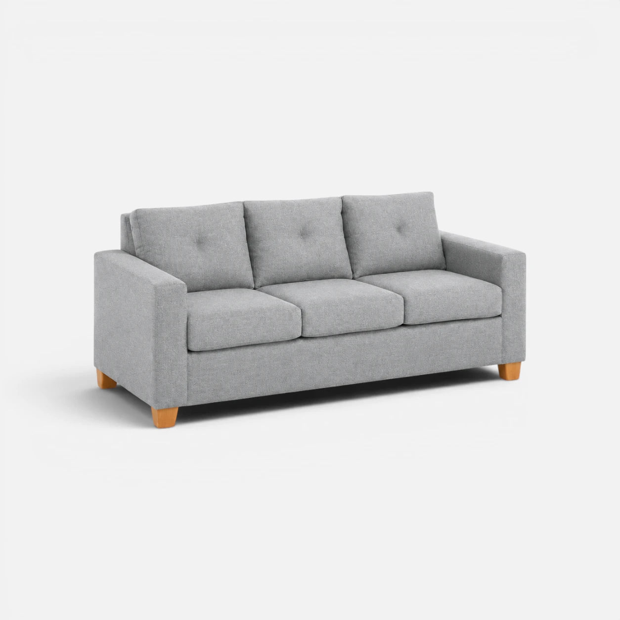 Sofá Magic 3 Cuerpos - Tela Lino Finesse Gris