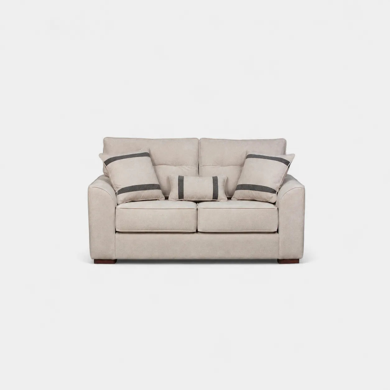 Sofá Monik 2 Cuerpos - Tela Lino Finesse Beige