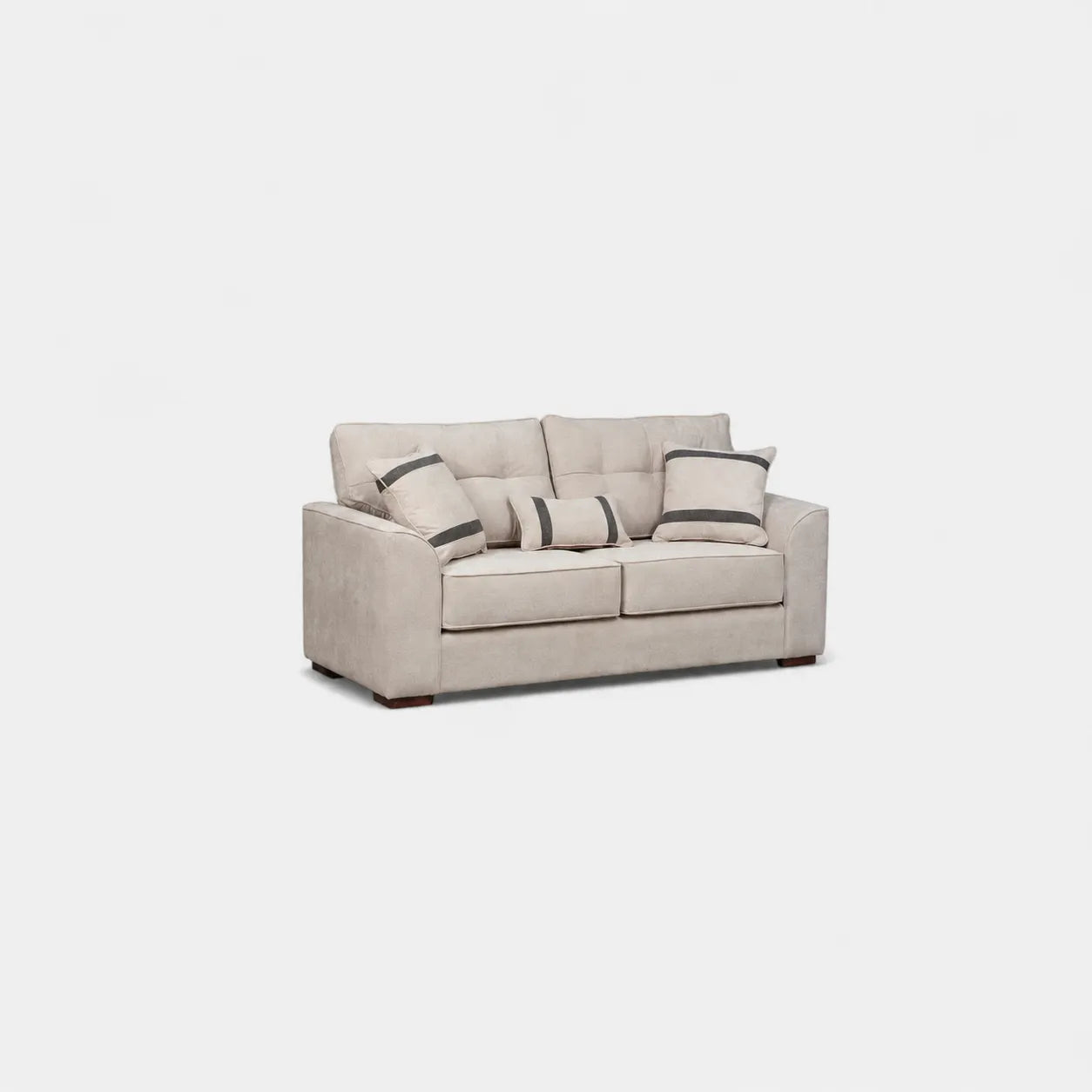 Sofá Monik 2 Cuerpos - Tela Lino Finesse Beige