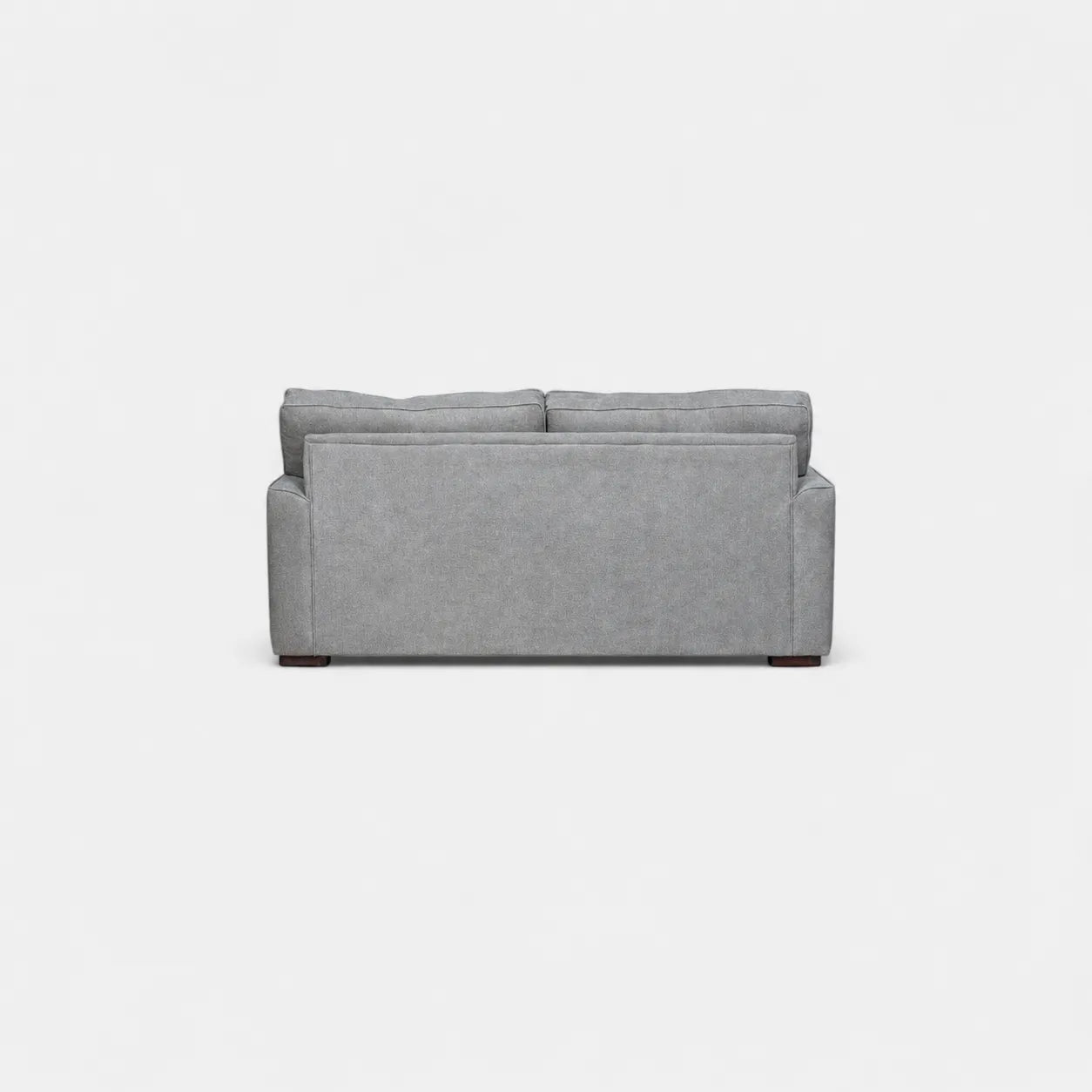 Sofá Monik 2 Cuerpos - Tela Lino Finesse Gris Claro