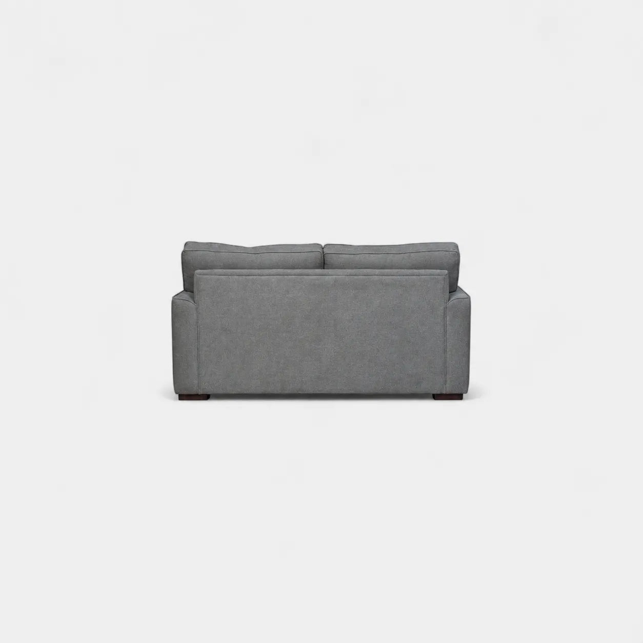 Sofá Monik 2 Cuerpos - Tela Lino Finesse Gris Neutro