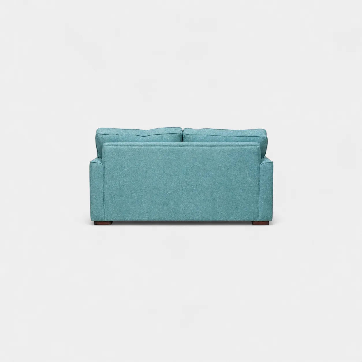 Sofá Monik 2 Cuerpos - Tela Lino Finesse Verde Agua