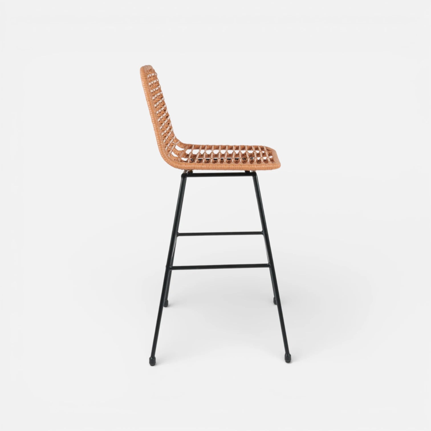 Taburete Alto de Terraza Rattan Grecia Color Madera